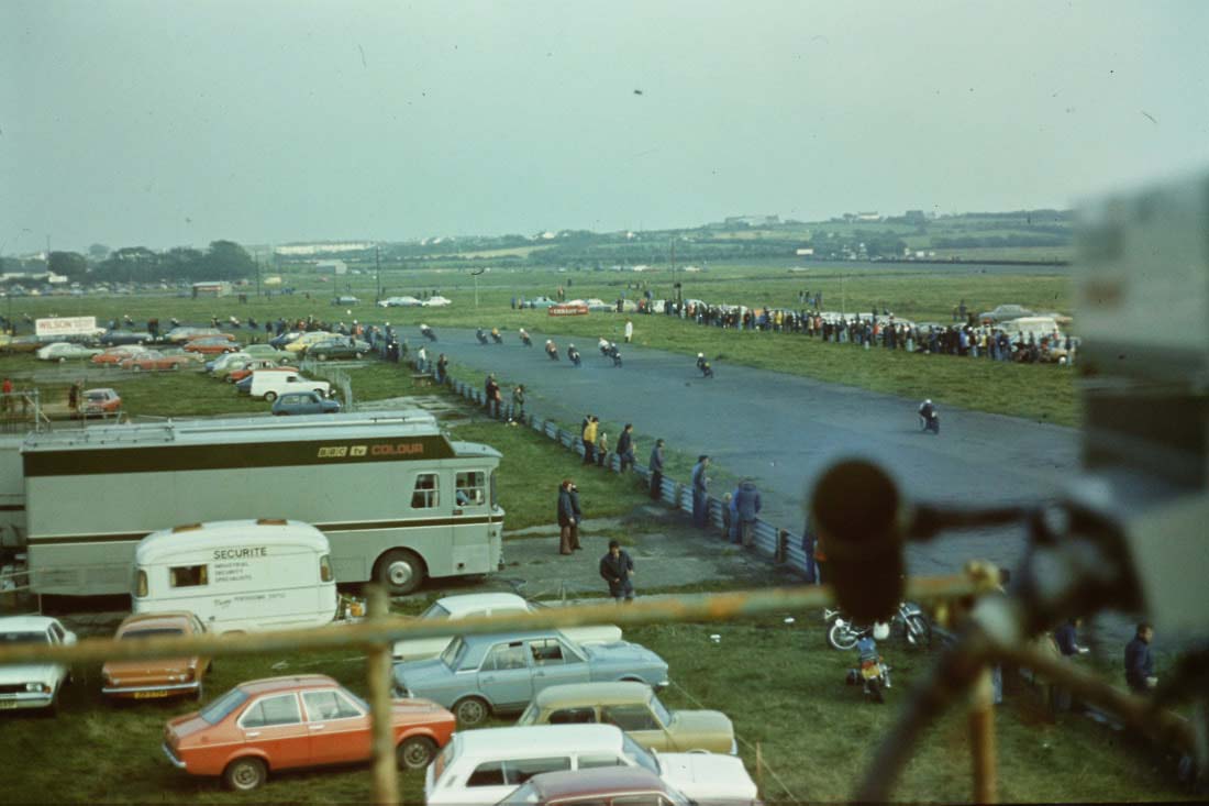 BBC NI unit Kirkistown Raceway 1977