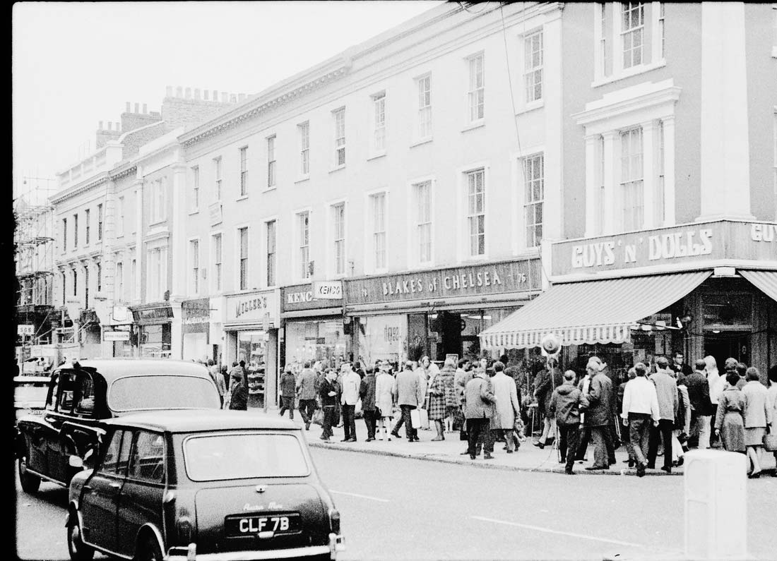 Intertel Outside Broadcast From The Kings Road In 1966